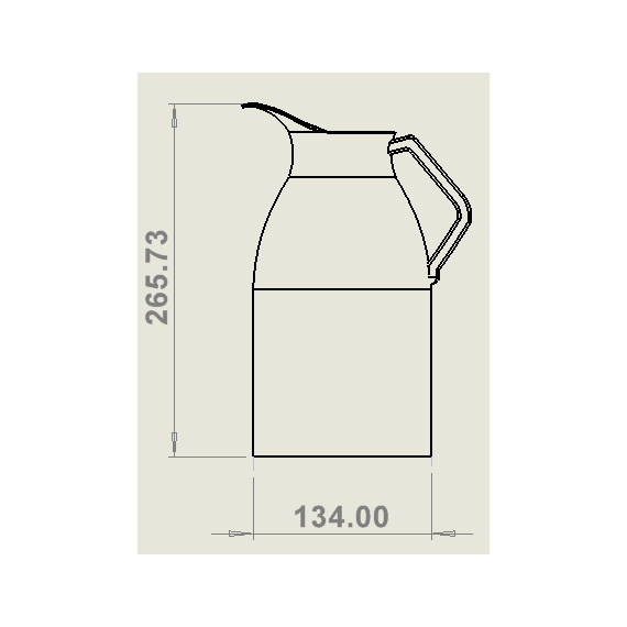 Combisteel Kaffee-Thermoskanne 2.0L