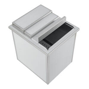 Combisteel Edelstahl Einbau Eisbehälter – Breite 380