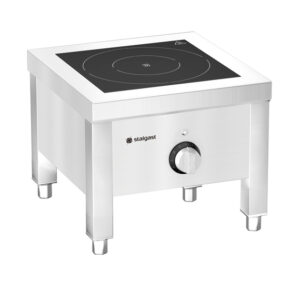Induktions-Hockerkocher, 500x500x380 mm, 8 kW, 400V