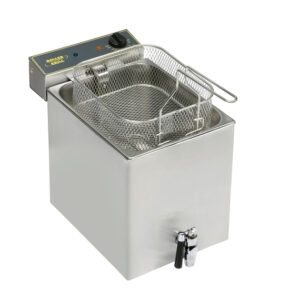 ROLLER GRILL Fritteuse mit Ablasshahn, 12 Liter