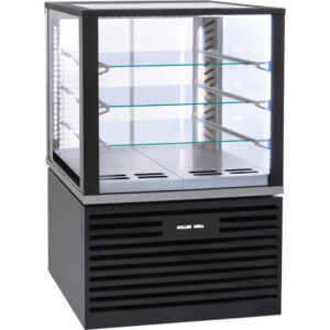 ROLLER GRILL Präsentations-Kühltheke, doppelwandig, 800x750x1400 mm (BxTxH)