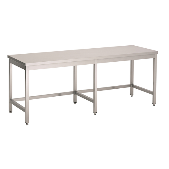 Combisteel 600 Arbeitstisch Offenem Unterbau 2500