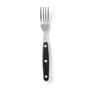 Hendi Steakgabel – 6 Stück, Profi Line, Schwarz, 6 Stk., (L)200mm