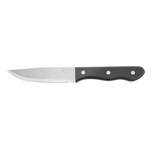 Hendi Steak-Messer XL - 6 Stk., Profi Line, Schwarz, 6 Stk., (L)250mm