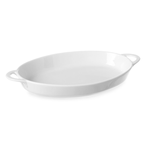 Hendi Ofenform mit Ohrengriffen, oval, 0,8L, 324x185x(H)38mm