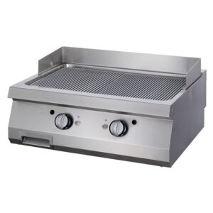 Maxima Gastro Premium Grillplatte - Gerilltes Chrom - Doppeleinheit - 90 cm Tief - Elektrisch