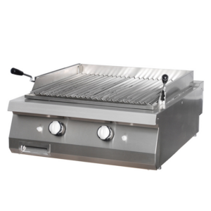 Maxima Gastro Premium Lavasteingrill - Doppeleinheit - 90 cm Tief - Gas