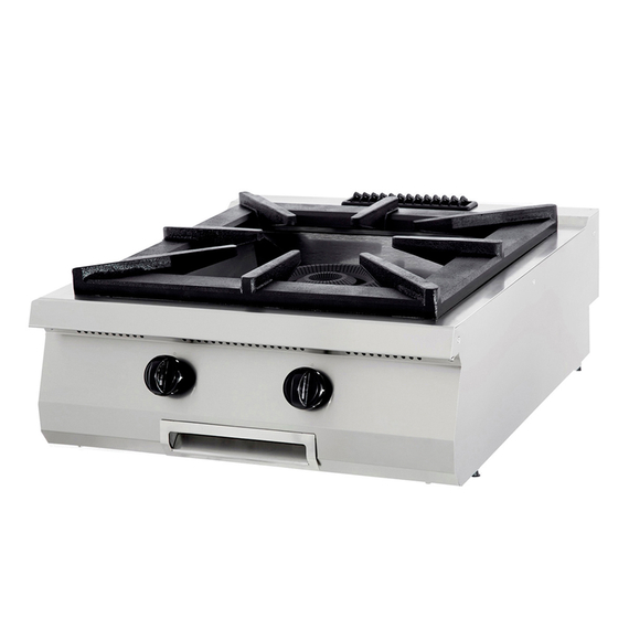 Maxima Gastro Premium Kochfeld - 1 Brenner - Doppeleinheit - 90 cm Tief - Gas