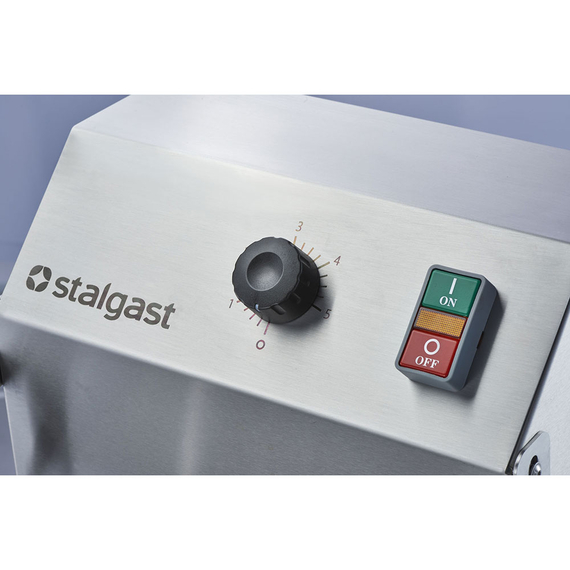 Stalgast Edelstahl Kartoffelschälmaschine, Kapazität bis zu 60 kg/h, 0,55 kW