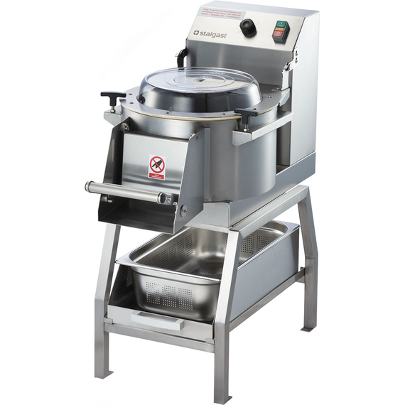 Stalgast Edelstahl Kartoffelschälmaschine, Kapazität bis zu 60 kg/h, 0,55 kW