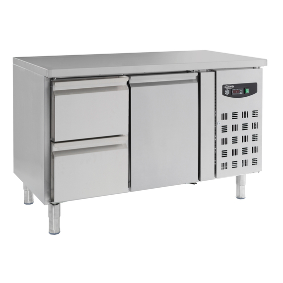Combisteel Standard Line 700 Kühltisch 1 Tür Und 2 Schubladen