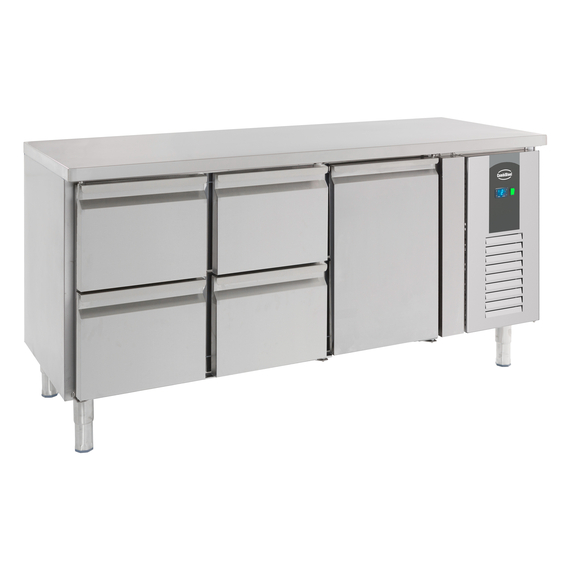 Combisteel Standard Line 700 Kühltisch 1 Tür Und 4 Schubladen