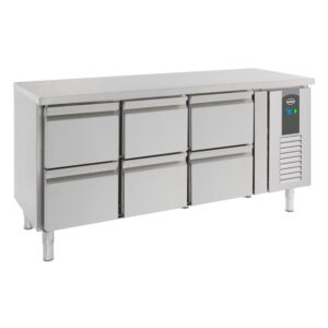 Combisteel Standard Line 700 Kühltisch 6 Schubladen