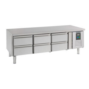 Combisteel Kühltisch 650 Hoch 6 Schubladen