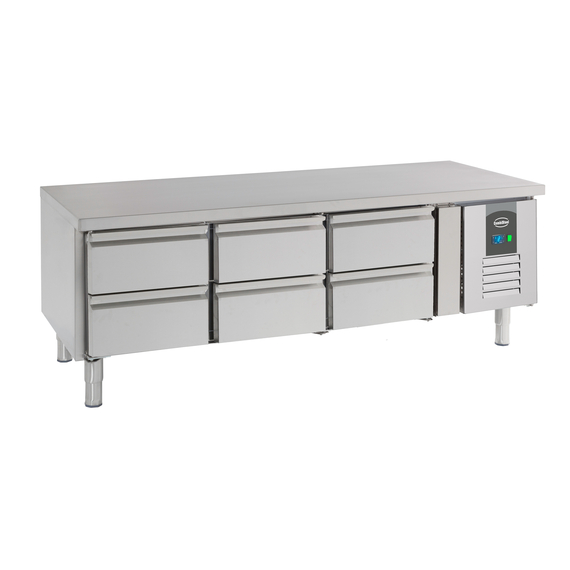 Combisteel Kühltisch 650 Hoch 6 Schubladen