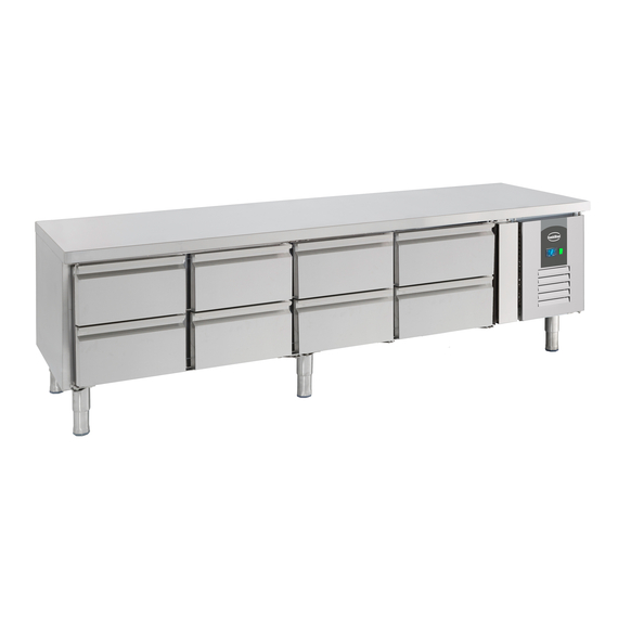 Combisteel Kühltisch 650 Hoch 8 Schubladen