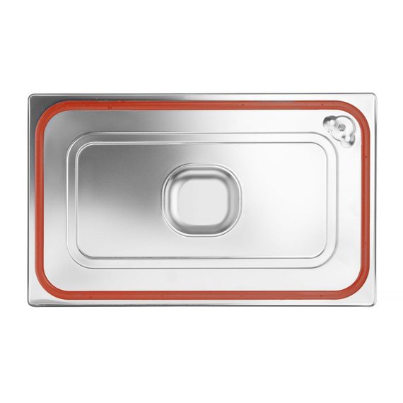Hendi Gastronorm-Deckel mit Silikonrand, Profi Line, GN 1/1, 530x325mm