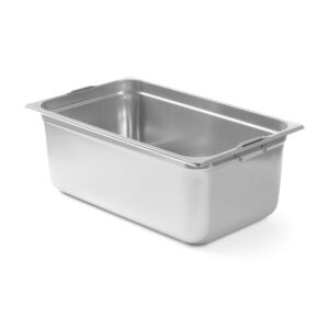 Hendi GN-Behälter mit einklappbaren Griffen, GN 1/1, 28L, (H)200mm