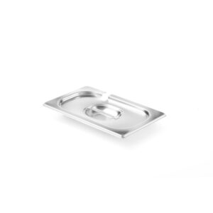 Hendi Gastronorm-Deckel mit Löffelaussparung, Profi Line, GN 1/4, 265x162mm