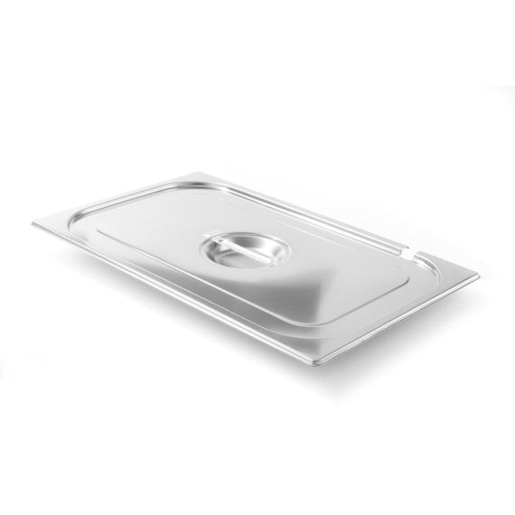 Hendi Gastronorm-Deckel mit Löffelaussparung, Kitchen Line, GN 1/1, 530x325mm