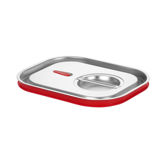 Hendi Gastronorm-Deckel mit Silikonrand, Kitchen Line, GN 1/2, 265x325mm