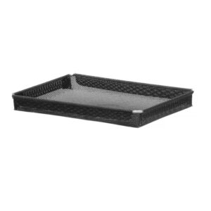 Hendi Hochgeschwindigkeits-Backblech, Antihaftbeschichtung, verstärkt, Perforierte, Schwarz, 290x190x(H)30mm