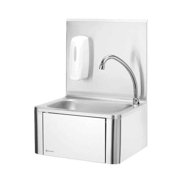 Hendi Handwaschbecken mit Kniebedienung, 400x330x(H)560mm
