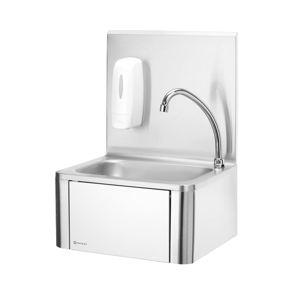 Hendi Handwaschbecken mit Kniebedienung, 400x330x(H)560mm