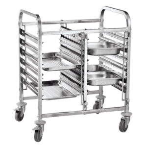 Hendi Transportwagen doppelt - 12xGN1/1, 810x610x(H)960mm