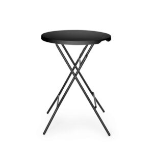 AmerBox Bar-Stehtisch, Schwarz, ⌀800x(H)1100mm, Rund