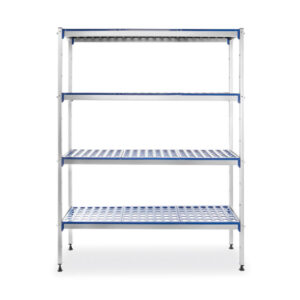 Hendi Aluminium-Aufbewahrungsregal , 1280x405x(H)1685mm