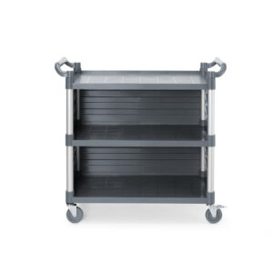 AmerBox Servierwagen aus Polypropylen mit Lagen, groß, Inklusive Regalseitenwände, 1010x500x(H)960mm
