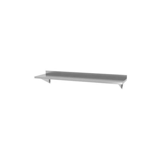 Hendi Wandablage, mit 2 Halterungen, 1200x300x(H)250mm