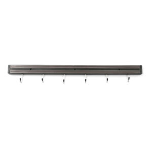 Hendi Messermagnetleiste mit Haken, 6 Haken, (L)620mm