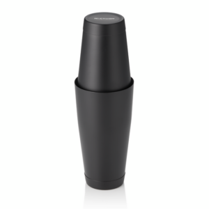 Nocturn Shaker Tin Tin, 0,8 ltr., Ø 9 cm, schwarz matt, Chromnickelstahl 18/8