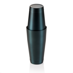 Nocturn Shaker Tin Tin, 0,8 ltr., Ø 9 cm, blau matt, Chromnickelstahl 18/8