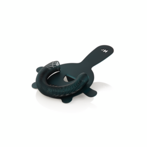 Nocturn Barsieb mit Feder, 4 Zinken, Ø 8 cm, blau matt, Chromnickelstahl 18/8