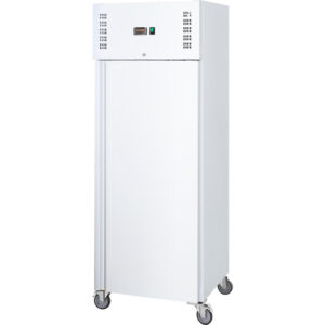 Starline Kühlschrank GN 2/1, weiß, fahrbar, 680x810x2000 (BxTxH), 0,175 kW