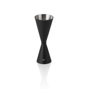 Nocturn Slim Jigger, 3/6 cl, Ø 5 cm, Höhe 13 cm, schwarz matt, Chromnickelstahl 18/8