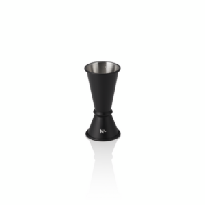 Nocturn Jigger Japanese Style, 2/4 cl, Ø 4,5 cm, Höhe 9 cm, schwarz matt, Chromnickelstahl 18/8