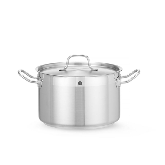 Hendi Kochtopf, mittel - mit Deckel, Profi Line, 6,7L, ⌀240x(H)150mm