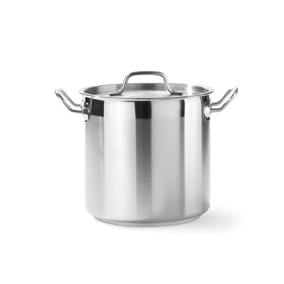 Hendi Schmortopf hoch - mit Deckel, Profi Line, 5,9L, ⌀200x(H)190mm