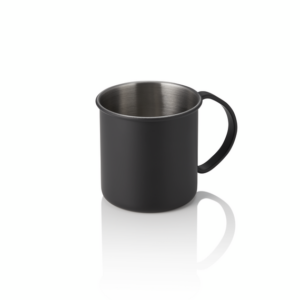 Nocturn Moscow Mule, 0,45 ltr., Ø 9 cm, Höhe 9 cm, schwarz matt, Chromnickelstahl 18/8