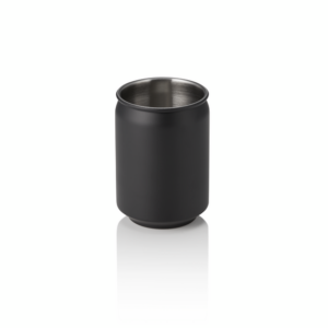 Nocturn Cup, 0,35 ltr., Ø 7 cm, Höhe 10,5 cm, schwarz matt, Chromnickelstahl 18/8