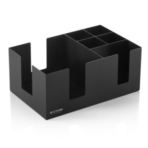 Nocturn Bar Caddy, 24,5 x 15,5 x 10,5 cm, schwarz matt, Chromnickelstahl