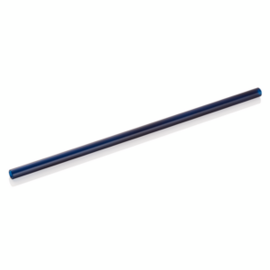 Nocturn Glastrinkhalm mit Bürste Set, 23 cm, Ø 8 mm, blue, Set á 50 Stück, Glas