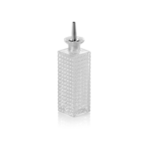 Nocturn Bitterflasche, 0,23 ltr., 5,5 x 5,5 x 17 cm, Glas, Edelstahl