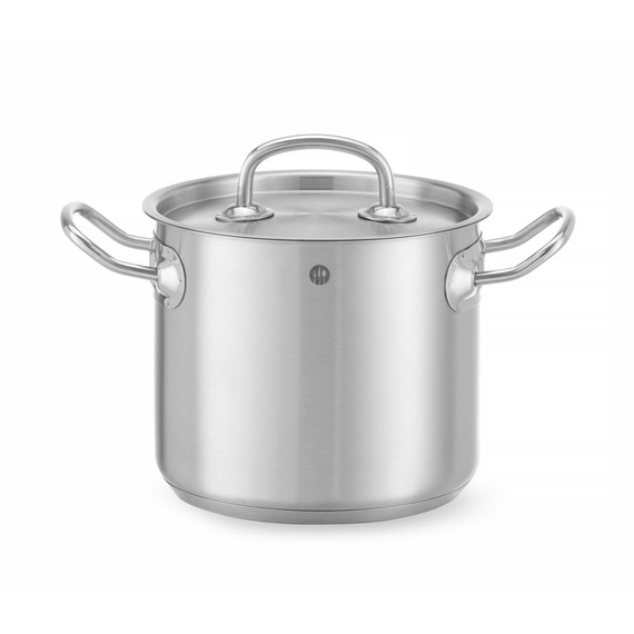 Hendi Kochtopf, hoch - mit Deckel, Kitchen Line, 32L, ⌀360x(H)320mm