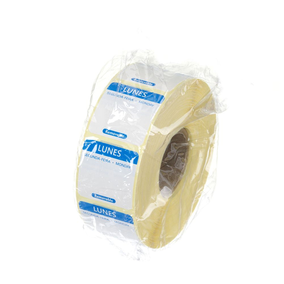 Hendi Täglich anwendbare Lebensmittelsicherheitsetiketten, mehrfach verwendbar, leicht entfernbar , Blau, 1000 Stk., 25x25x(H)mm
