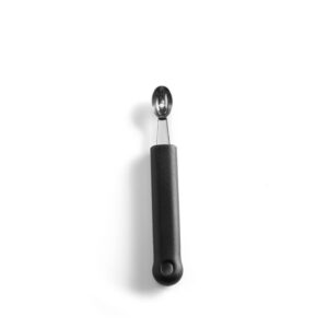 Hendi Kugelausstecher einfach - oval, Schwarz, (L)160mm